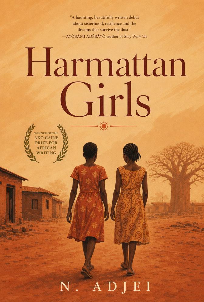 Harmattan Girls book cover design